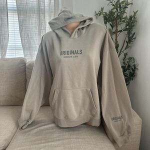 Original beige oversized hoodie Size large